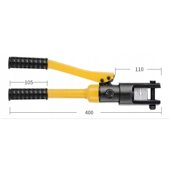 ZACISKARKA PRASKA HYDRAULICZNA DO KONEKTORÓW OCZKOWYCH OCZEK 16-120 mm2 10T