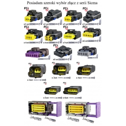 GNIAZDO ZLACZE 2 PIN SICMA PEUGEOT CITROEN FIAT